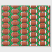 Papier Cadeau Football anniversaire (Plat)