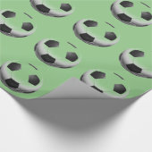 Papier Cadeau Football Ball Pop Art (Coin)