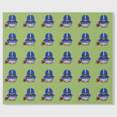 Papier Cadeau Football Bébé (Plat)