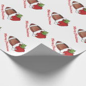 Papier Cadeau Football de Noël (Coin)