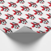 Papier Cadeau Football des supporters anglais (Coin)