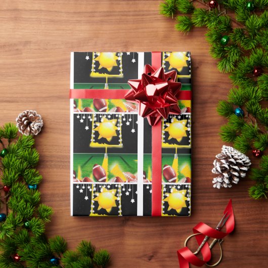 PAPIER CADEAU FOOTBALL DU DIMANCHE SOIR (Cadeau de vacances)