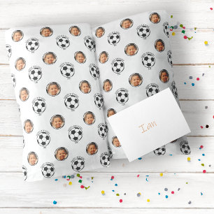Papier Cadeau Football Enfants Joyeux Anniversaire
