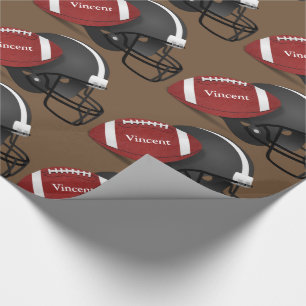 Papier Cadeau Football personnalisé