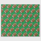 Papier Cadeau Football sur mesure (Plat)