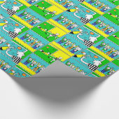 Papier Cadeau Footballeurs & Fans (Coin)