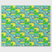 Papier Cadeau Footballeurs & Fans (Plat)