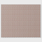 Papier Cadeau Footballs sur Pale Brown (Plat)