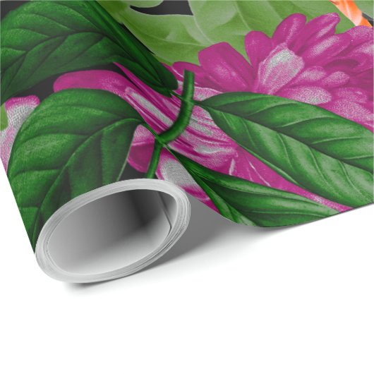 Papier Cadeau Foral (Coin rond)