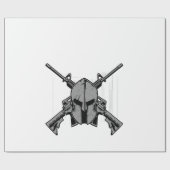Papier Cadeau Force militaire (Plat)