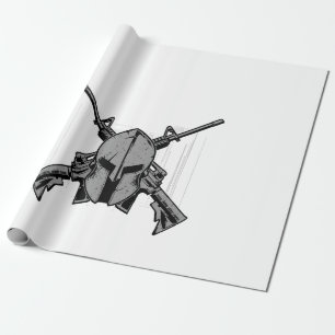 Papier Cadeau Force militaire
