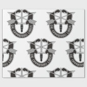 Papier Cadeau Forces spéciales SF De Oppresso Liber (Plat)