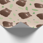 Papier Cadeau Forest Bear Spring (Coin)