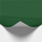 Papier Cadeau Forest Green personnalisable moderne (Coin)