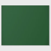 Papier Cadeau Forest Green personnalisable moderne (Plat)