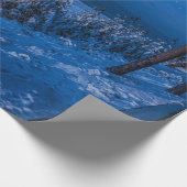 Papier Cadeau Forest path at winter night (Coin)