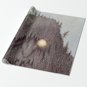 Papier Cadeau "Forest Troll - Skogtroll" de Theodor Kittelsen