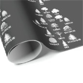 Papier Cadeau Forestier Outdoor Wood Lover Tree Nature Education (Coin rond)