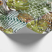 Papier Cadeau Forêt abstraite colorée (Coin)