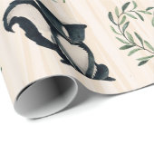 Papier Cadeau Forêt animale boisée Bébé (Coin rond)