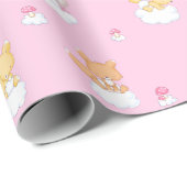 Papier Cadeau Forêt de bébé (Coin rond)