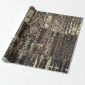 Papier Cadeau Forêt de Birch Nature (Déroulé)