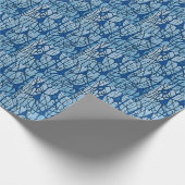 Papier Cadeau Forêt de neurones (Coin)