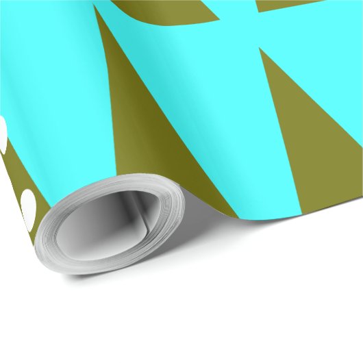 Papier Cadeau Forêt de Noël (Coin rond)