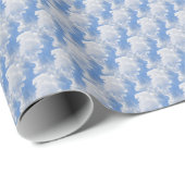 Papier Cadeau Forêt de nuages.. (Coin rond)