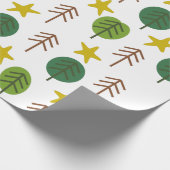 Papier Cadeau Forêt de Scandi (Coin)