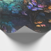 Papier Cadeau Forêt enchantée de la déesse papillon (7) (Coin)