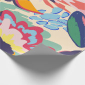 Papier Cadeau Forêt et roses (Coin)