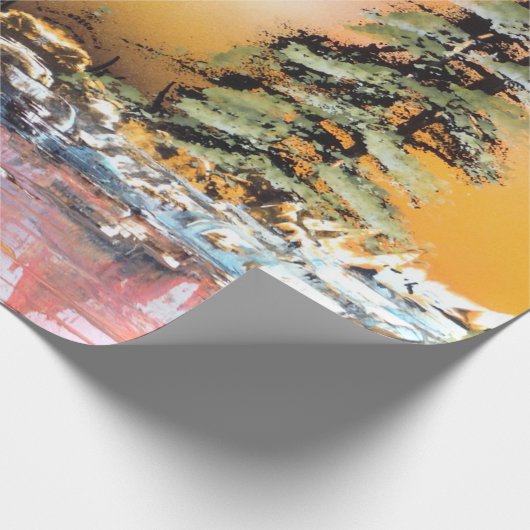 Papier Cadeau Forêt festive (Coin)