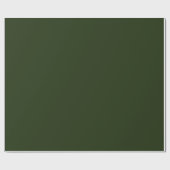 Papier Cadeau Forêt foncée Vert couleur solide (Plat)