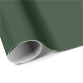 Papier Cadeau Forêt Jungle Vert Pop De Couleur (Coin rond)