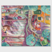 Papier Cadeau Forêt magique (Plat)