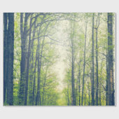 Papier Cadeau Forêt mystique (Plat)