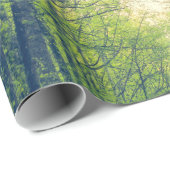 Papier Cadeau Forêt mystique (Coin rond)