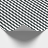 Papier Cadeau Forêt-Noire Grandes vertes et blanches (Coin)