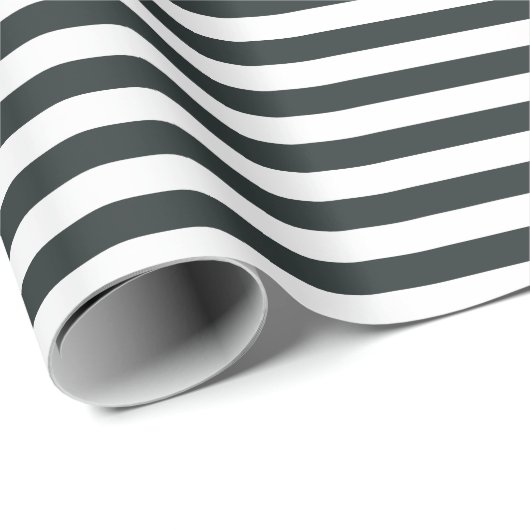 Papier Cadeau Forêt-Noire Grandes vertes et blanches (Coin rond)