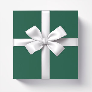 Papier Cadeau Forêt solide vert foncé