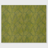 Papier Cadeau Forêt vert (Plat)