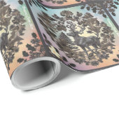 Papier Cadeau Forêts magiques (Coin rond)