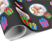 Papier Cadeau Forfaits cadeaux avec photos (Coin rond)