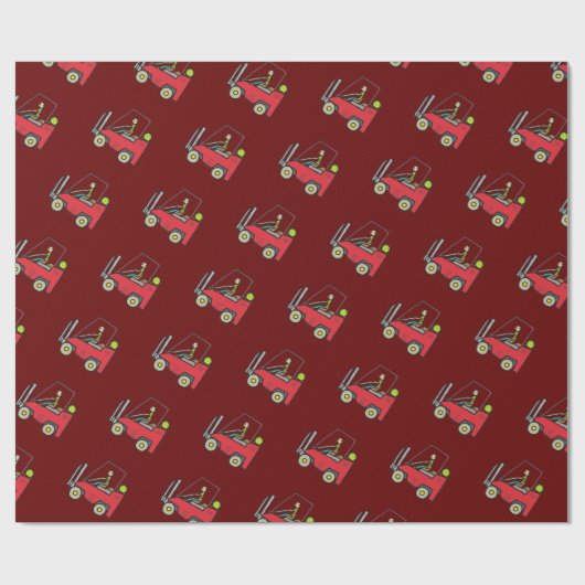 Papier Cadeau Forklift (Plat)