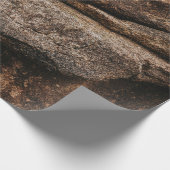Papier Cadeau Formation de roches Brown et grises (Coin)
