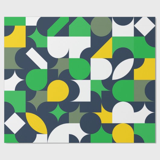 Papier Cadeau Forme de géo (Plat)