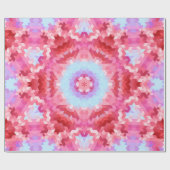 Papier Cadeau formes arrondies mandala kaléidoscope Abstraites (Plat)