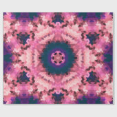 Papier Cadeau formes arrondies mandala kaléidoscope Abstraites (Plat)