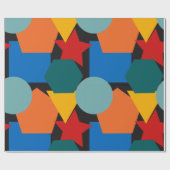 Papier Cadeau Formes Bauhaus (Plat)